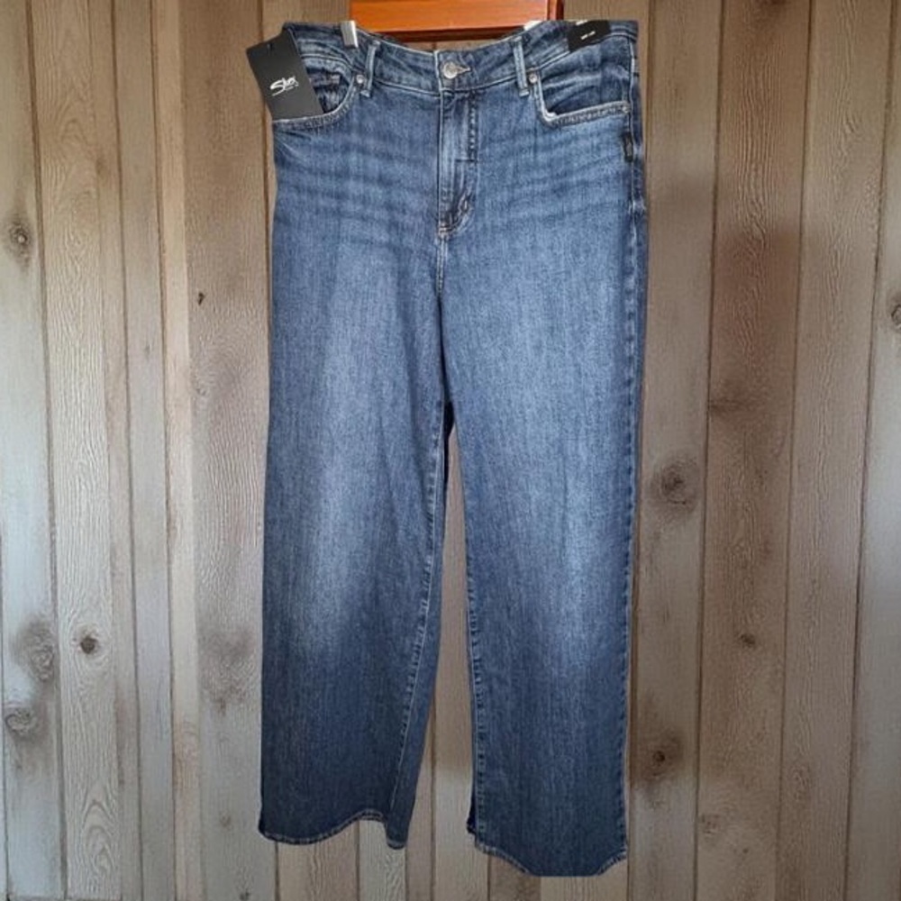 Silver Jeans Luxury,stretch,wide leg,high rise,medium wash
indigo western - Picture 5 of 9